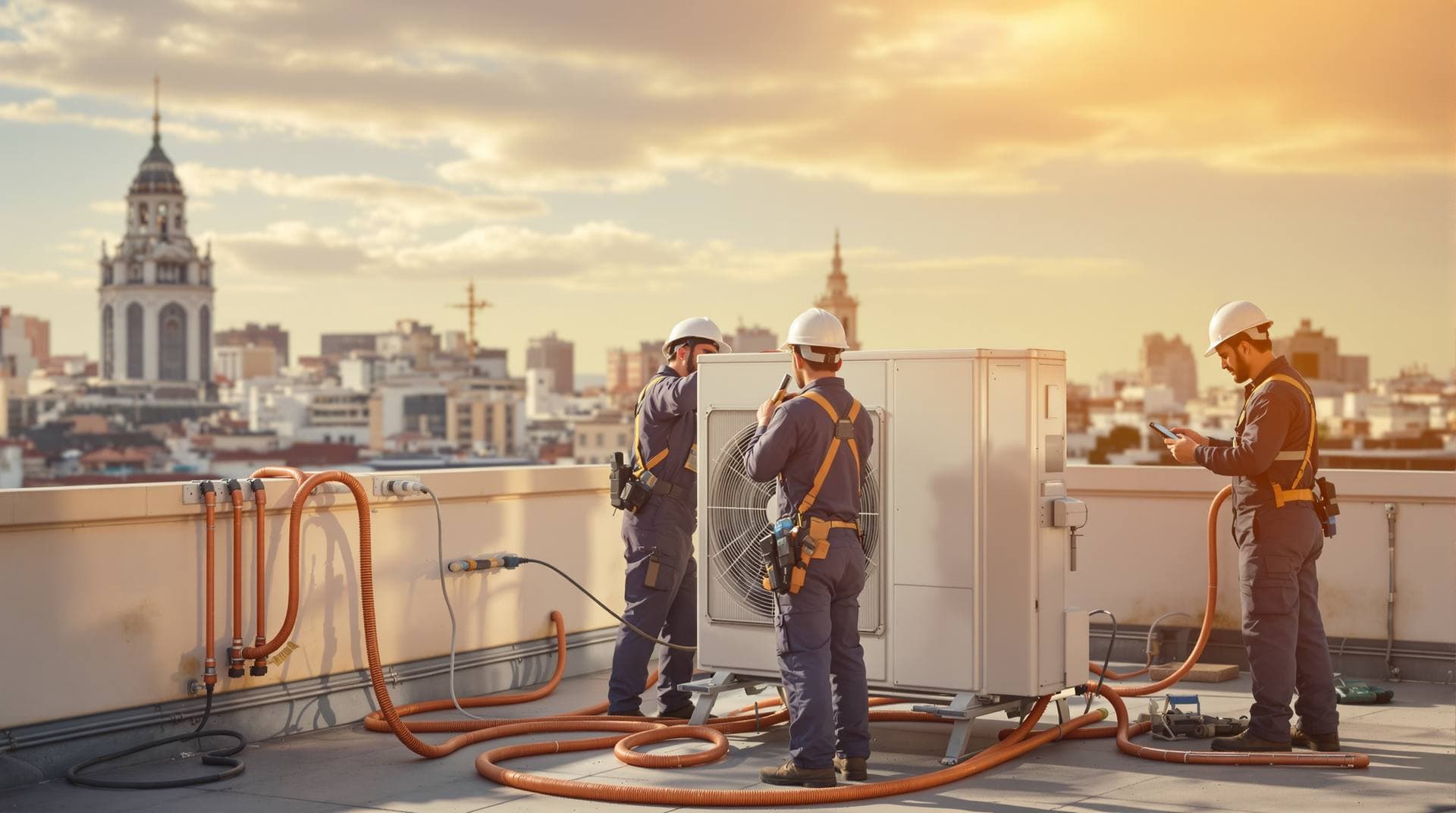 Aire condicionat multisplit a Barcelona: diverses estances, una sola unitat exterior