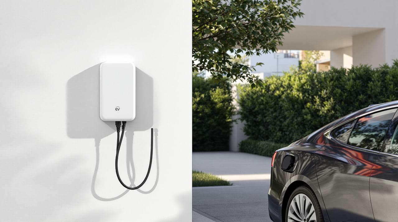 Cargador trifásico coche eléctrico casa instalación 2026