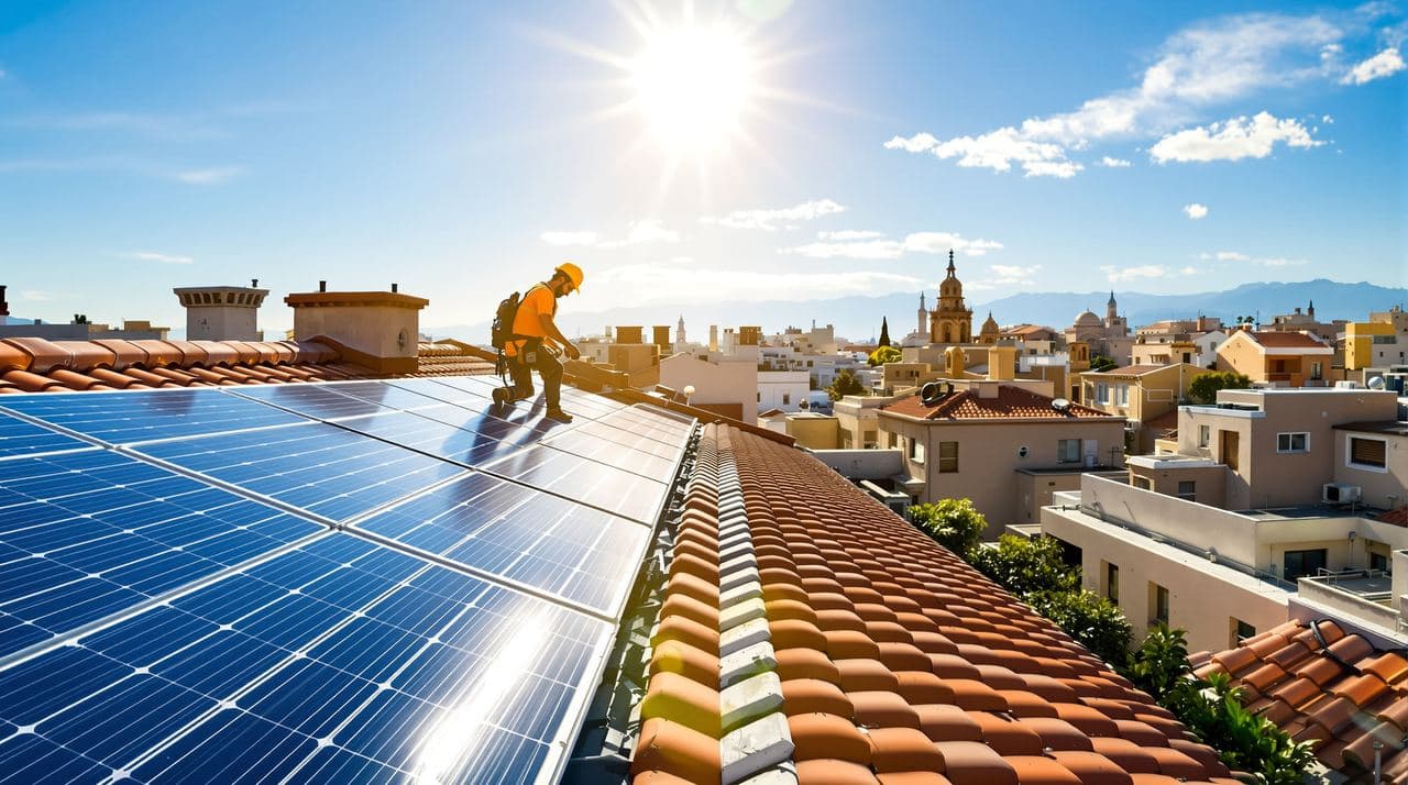 Instalación placas solares piso Barcelona precio 2026